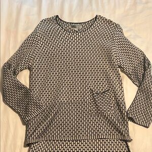 Habitat Black and Cream 100% cotton Sweater